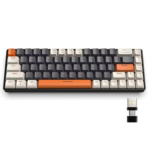 Clavier mécanique rk68 - mécanique, sans