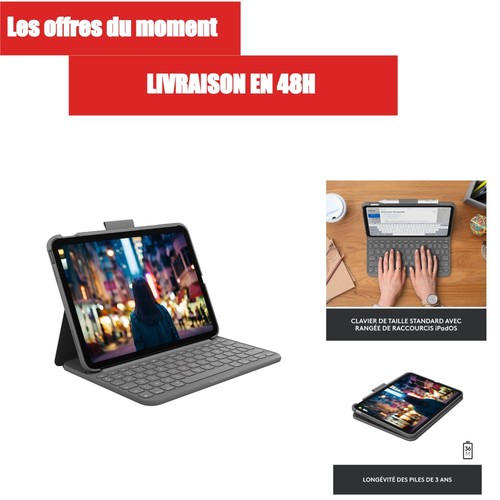 Logitech slim folio étui - slim,